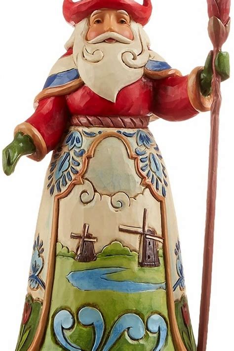 Jim Shore Heartwood Creek Dutch Santa Stone Resin Figurine 7 Jim