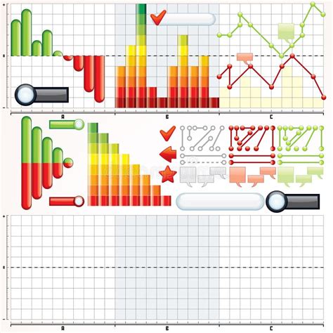 Business Graphs Collection Stock Vector Illustration Of Plan 26397498