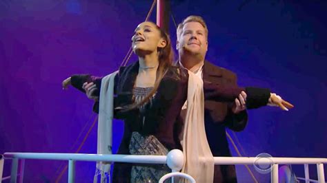Watch James Corden And Ariana Grandes Incredible Performance Of 13