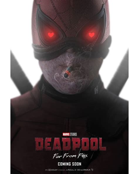 fan art deadpool kenakan topeng spider man