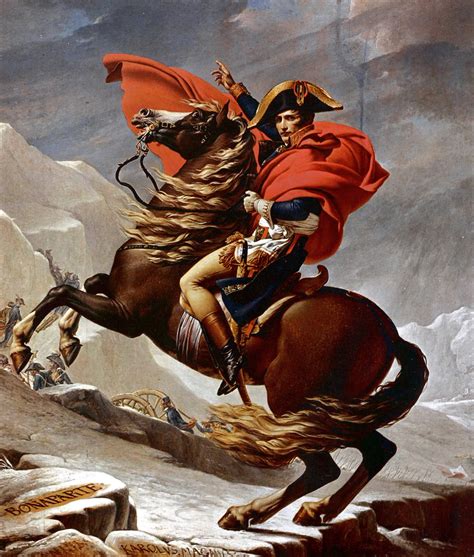 napoleone che valica le alpi un ritratto icona di jacques louis david arte it