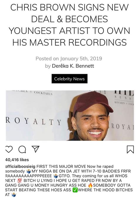 Chris brown] momma you may be three years older but you hot (gimme that) you be talking like you like what i got (gimme that) i know you like it verse 3: Boosie Badazz to Chris Brown's Accuser: "I Hope You Get Raped" For Real!