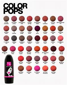 Elle 18 Color Pop Shade Chart Elle 18 Lipsticks Matte Lipstick