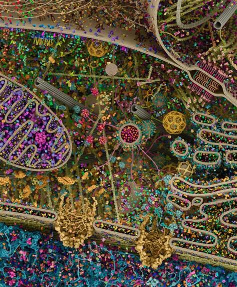 Mitochondria are commonly between 0.75 and 3 μm ² in area but vary considerably in size and structure. People Online React To Colourful Picture Of Human Cell