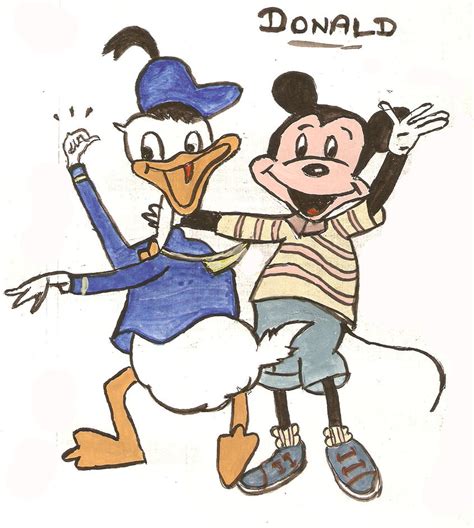 Donald And Mickey By Lightingmr On Deviantart