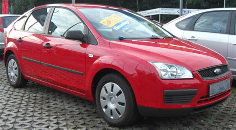 Fileford Focus Ii Vorfacelift 2004 2008 Rot Front Wikimedia