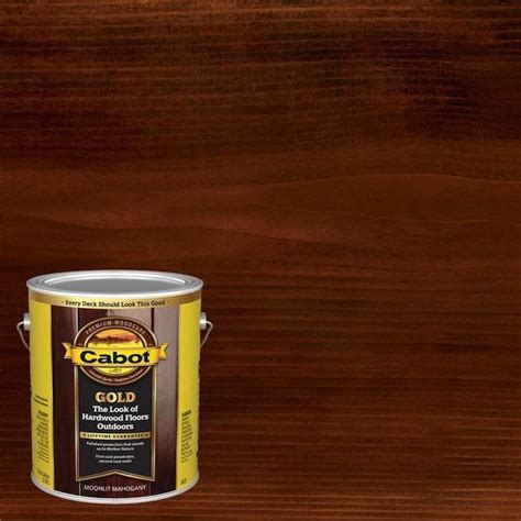 Cabot Pre Tinted Semi Solid Exterior Wood Stain And Sealer 1 Gallon