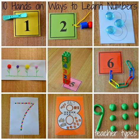 10 Hands On Ways To Learn Numbers Teacher Types