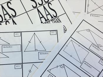 They are congruent if you can slide them around, rotate them, and flip them over in various ways. Congruent Triangles - Unit 4: Triangles, Congruency Resources, UNIT BUNDLE