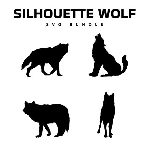 Silhouette Wolf Svg Free Masterbundles