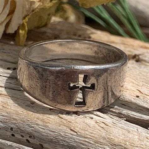 James Avery Sterling Silver Cross Ring X2784 Etsy