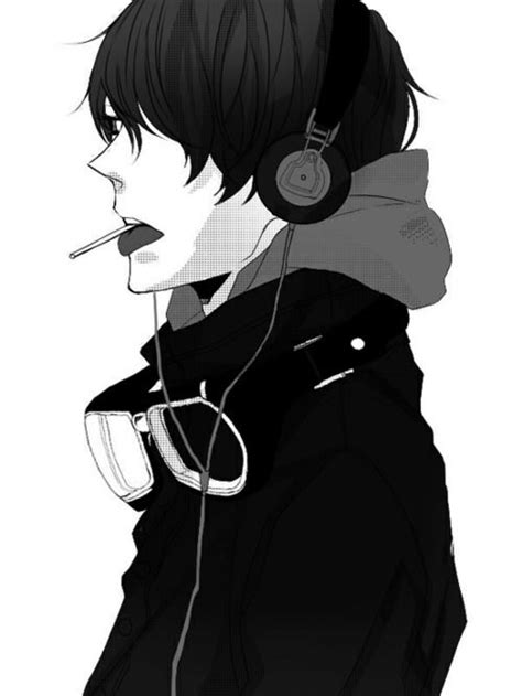 Anime Headphones ♩anime Wearing Headphones♩ Pinterest
