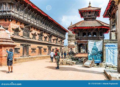 Palace Of 55 Windows On Durbar Square Bhaktapur Kathmandu Valley