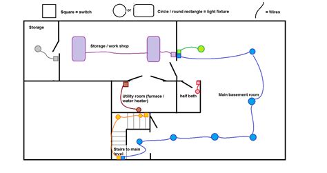 Discussion in 'electrical forum discussion & blog' started by oxicottin, sep 18, 2010. Need help with basement wiring issue, wiring diagram in link, details in comments : electricians