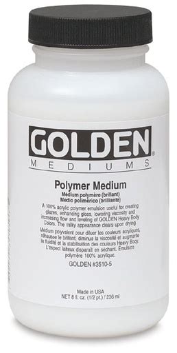 Golden Golden Gloss Medium 32oz Colours Artist Supplies