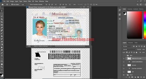 Missouri Driver License Template In Psd Format New2022