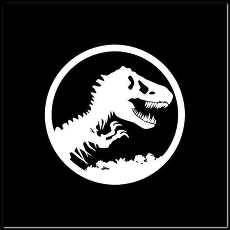 jurassic park t rex dinosaur decal sticker