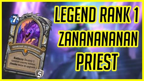 Use the following search parameters to narrow your results Hearthstone | Legend Rank 1 Zananananan Galakrond Priest | Ashes of Outland | PlayBlizzard.com