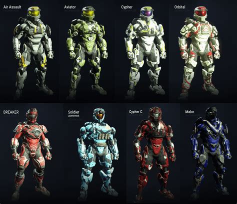 Matching Armor Sets For The Classic Armor Pack Halo