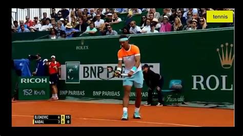 Novak Djokovic Vs Rafael Nadal Monte Carlo 2015 Second Set Video Dailymotion