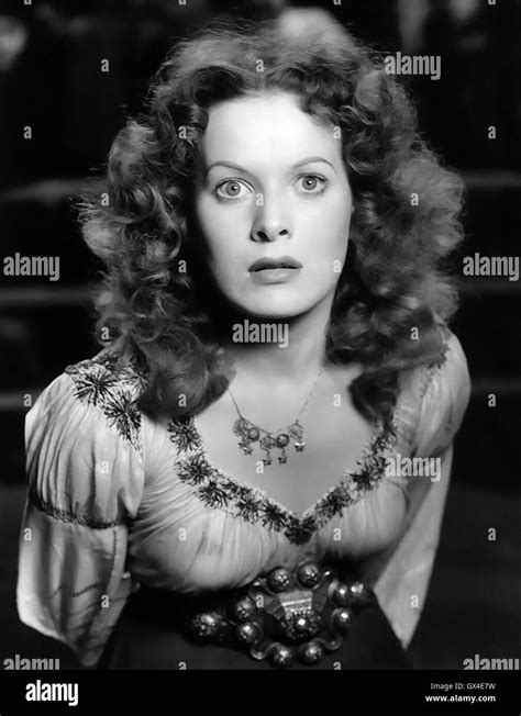 Maureen Ohara 1920 2015 Irish American Film Actress As Esmeralda In The 1939 Rko Film Version