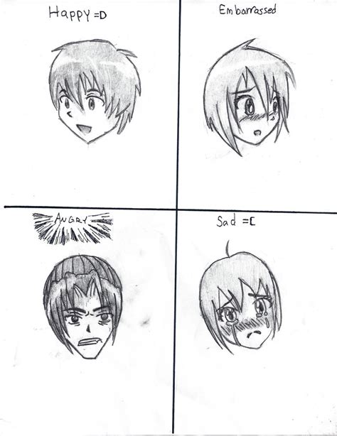 Manga Emotions By Leapoffaith4 On Deviantart