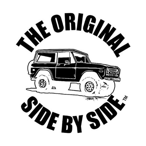 Ford Bronco Decal Sticker Black5 14 X 5 14 The
