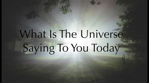The Universe For 1000 Days What Is The Universe Is Saying To You Today