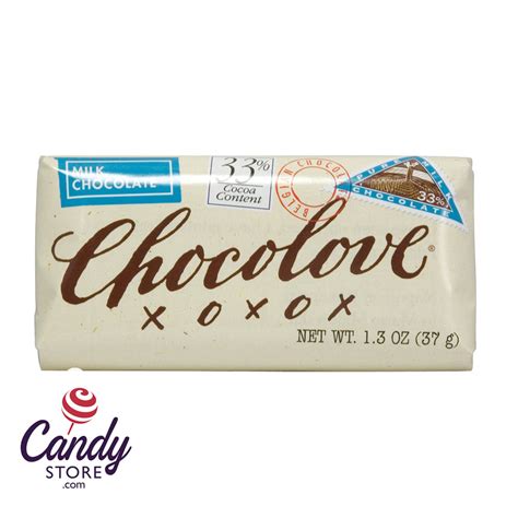Chocolove Xoxo Pure Milk Chocolate Mini Bars 12ct
