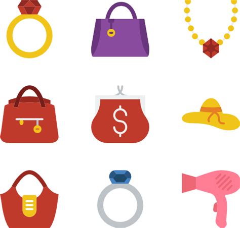 Fashion Accessories Vector Png Clipart Background Png Play