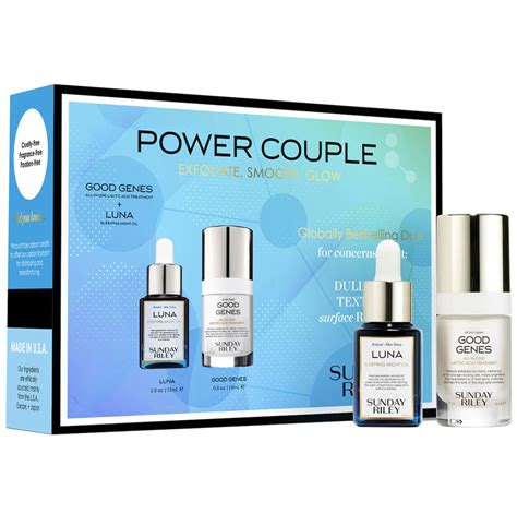 Sunday Riley Power Couple Advanced Exfoliating And Brightening Routine