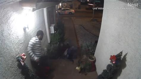 Doorbell Camera Captures Woman Being Chased Assaulted By Man In Las