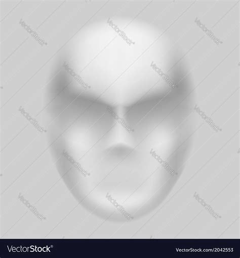 Blurry Face Royalty Free Vector Image Vectorstock