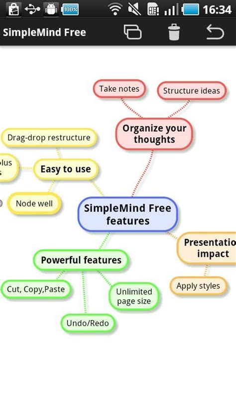 Simplemind Free Mind Mapping Download Para Android Grátis