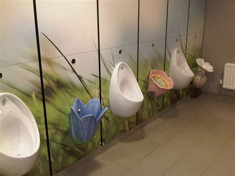 Who Would Have Dreamed It Urinals Shaped Like Flowers Urinals