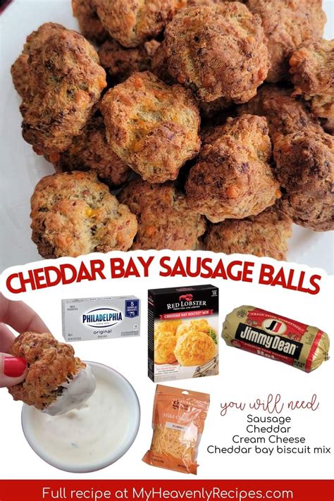 Pin By Laurie Redondo On Recipes Easy Sausage Balls Recipes Red