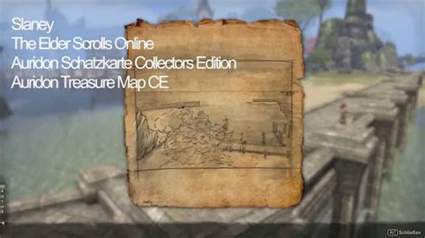 Elder Scrolls Online Auridon Schatzkarte Collectors Edition Auridon