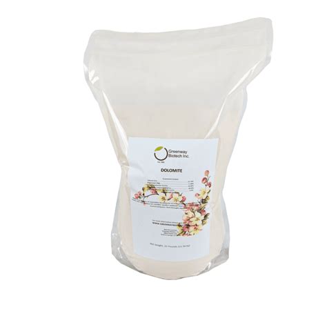 Dolomite Plus Magnesium And Calcium Greenway Biotech Brand 25 Pounds