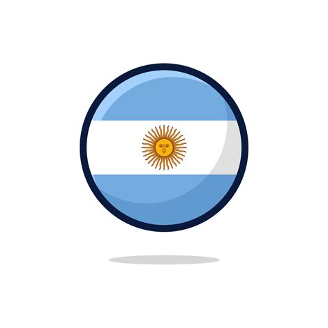 Icono De La Bandera Argentina 10997122 Vector En Vecteezy
