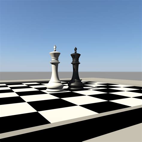 Chess King 3d Model Obj Fbx Ma Mb