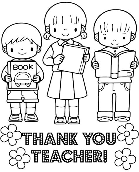 Teacher Appreciation Coloring Page Projects In Parenting Teacher