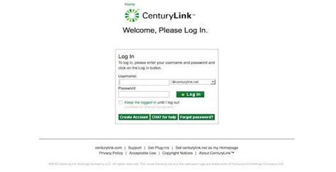 Centurylink Email Address Login Page Email