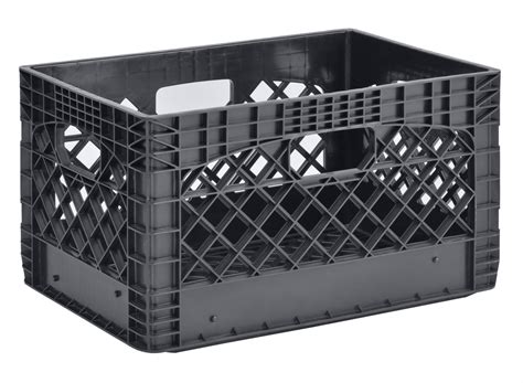 Juggernaut Storage 24 Qt Heavy Duty Stackable Storage Crate Black 3