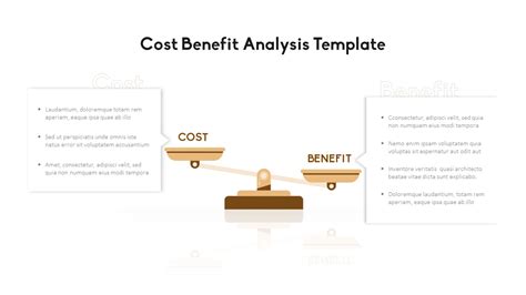 Cost Benefit Analysis Template For PowerPoint SlideBazaar