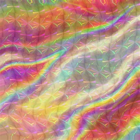 Holographic Prism Rainbow Iridescent Wavy Background Iridescent Pearl