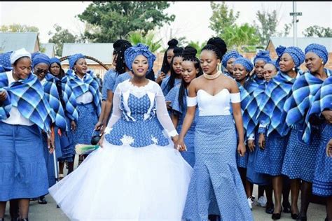 Setswana Wedding Seshoeshoes Traditional Dresses Designs Sotho