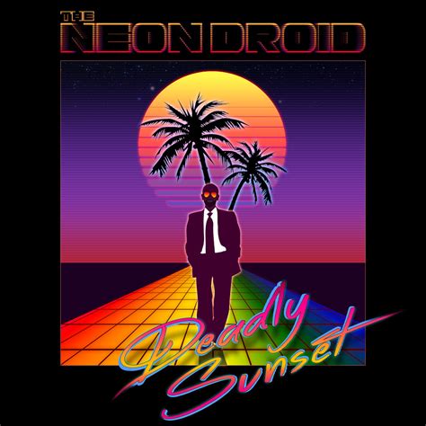 The Neon Droid Music Album Cover Art Behance