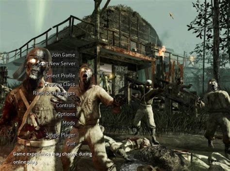 Waw Zombies Background With Waw Zombie Menu Music Addon Call Of Duty