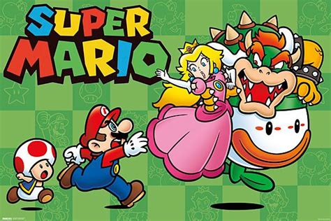 Nintendo Posters Mario Mario Poster Super Mario