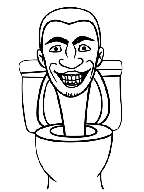 Покажи как нарисовать скибиди туалет